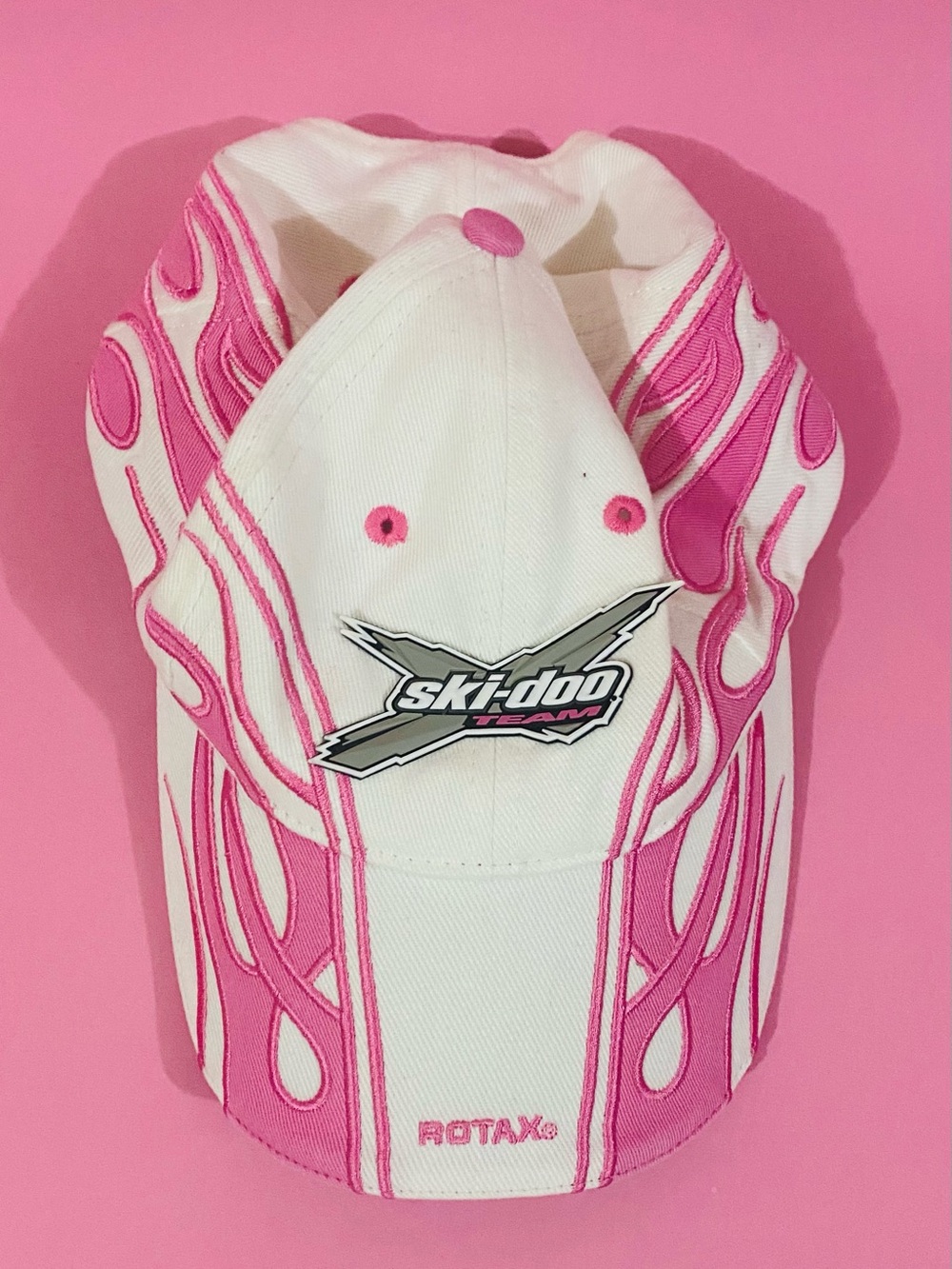 Skidoo pink hat, snowmobile hat